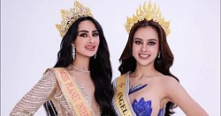 Miss Planet International 2024, Mahra Lutfi of the United Arab of Emirates 🇦🇪 and Angel Planet International 2024, Olla Levina of Indonesia 🇮🇩